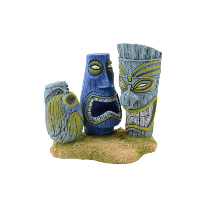 PRIME Декорация пластиковая PRIME Тотем из трех масок 10X7X9.5см PR-PE312